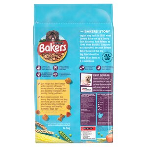 Bakers Chicken Rice Senior Dog Food 12.5kg. Free Delivery Cheap Prices PetShop